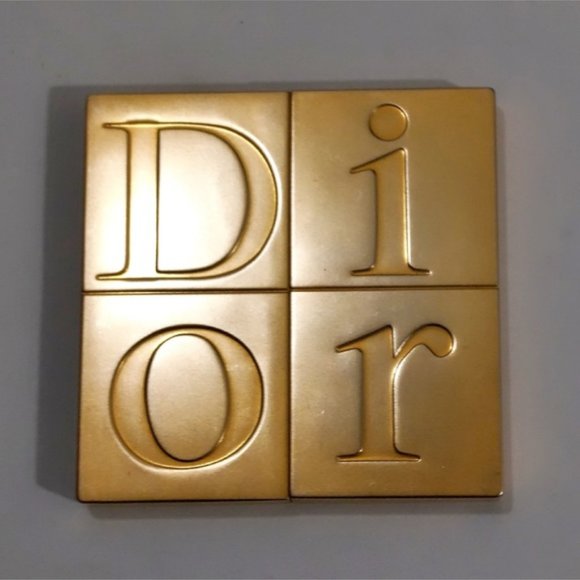 Vintage CHRISTIAN DIOR Gold Sliding Mirror Compact Purse Size Women'sAccessories - Picture 2 of 4